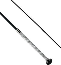 York Dressurpeitsche Elegant in Schwarz-Silber aus Metall – Bild 1 von 1