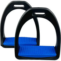 Produktbild von York Evo Reitsteigbügel aus Kunststoff 10 cm Schwarz oder Blau