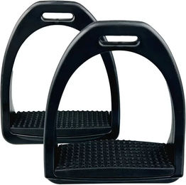 Produktbild von York Evo Reitsteigbügel aus Kunststoff Schwarz 12 cm