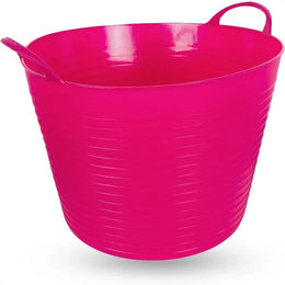 York Flexitub Stalleimer Futtereimer aus Polyethylen 16 L Rosa – Bild 1 von 1