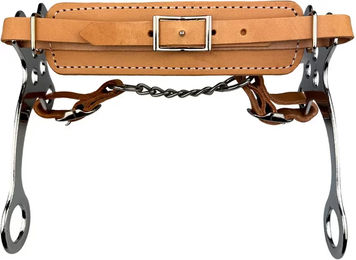 York Hana Hackamore für Pferde aus Leder in Braun – Bild 1 von 1