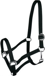York Harmony Pferd Halfter aus Nylon in Schwarz für Vollblut – Bild 1 von 1