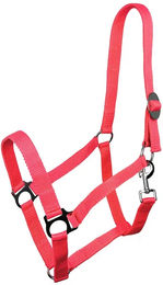 York Harmony Pferd Halfter Full in Rot mit Edelstahlbeschlägen – Bild 1 von 1