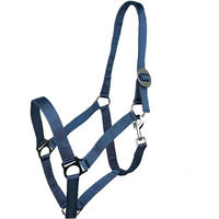 Produktbild von York Harmony Pferdehalfter für Ponys aus Nylon in Blau