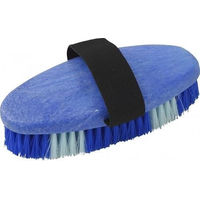 Produktbild von York Kardätsche Happy Striegel Fellglanzbürste für Pferde Blau