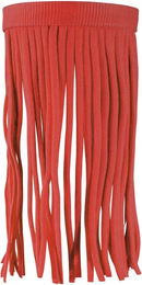 Produktbild von York Klassische Fliegenfransen für Pferde aus Polyester in Rot Größe M