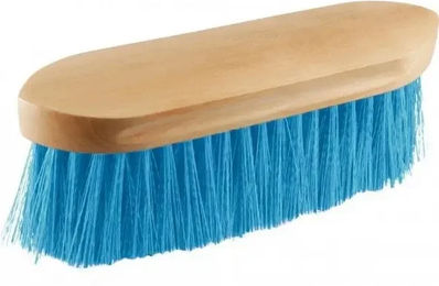 Produktbild von York Langhaarbürste aus Holz für die Pferdefellpflege in Blau