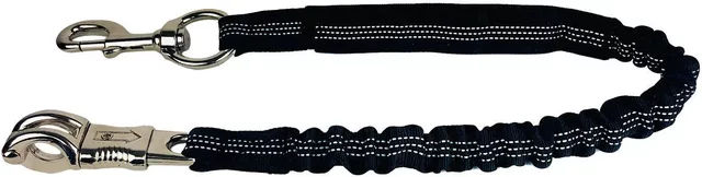 York Longierbedarf Longe Reiten Strechy aus Nylon Schwarz – Bild 1 von 1