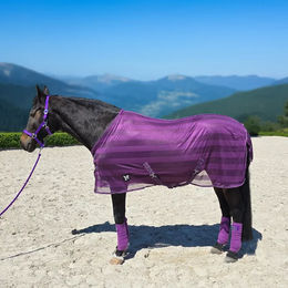 Produktbild von York Lyra Fliegendecke für Pferde aus Polyester in Lila 155 cm
