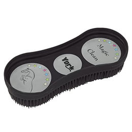 York Magic Clean Pferdebürste aus Kunststoff Schwarz – Bild 1 von 2