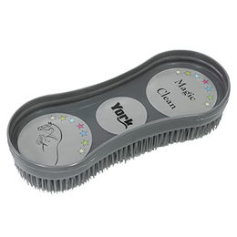 York Magic Clean Pferdebürste in Grau – Bild 1 von 2