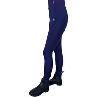 Produktbild von York Maya Reithleggings für Damen mit Vollgrip in Blau