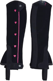 Produktbild von York Mini-Chaps für Kinder aus Kunstleder Schwarz 33/25
