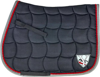 Produktbild von York Neo Dressursattelpad für Pferde aus Baumwolle Schwarz
