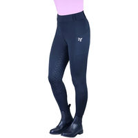 Produktbild von York Nova Reithleggings für Damen mit Vollgrip in Blau Größe 38