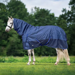 Produktbild von York Outdoor-Pferdedecke aus Polyester in Blau