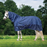 Produktbild von York Outdoor-Pferdedecke Galaxy Blau aus Polyester