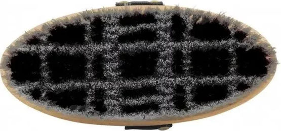Produktbild von York Pferdebürste für die Fellpflege aus Holz in Karo-Optik