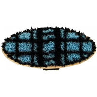Produktbild von York Pferdebürste mit Holzgriff in Blau Karo