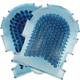 Produktbild von York Pferdebürstenhandschuhe aus Gummi Blau