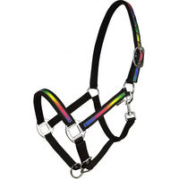 Produktbild von York Pferdehalfter Rainbow bunt aus Neopren für Ponys