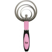 Produktbild von York Pferdestriegel aus Edelstahl in Schwarz oder Rosa