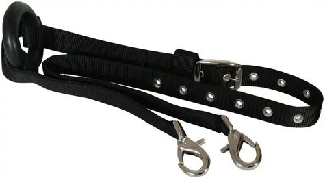 York Pferdezügel aus Nylon in Schwarz für Cob – Bild 1 von 1