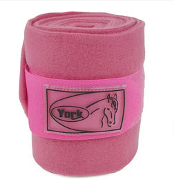 Produktbild von York Polobänder Gamaschen für Pferde aus Fleece in Rosa