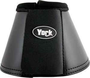 Produktbild von York Protego Gamaschen aus Leder für Pferde Schwarz Größe M