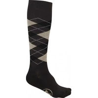 Produktbild von York Reitsocken Karo Schwarz Unisex Größe 35/37