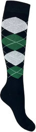 Produktbild von York Reitsocken Karo Unisex Schwarz Bunt Größe 32/34