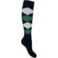 Produktbild von York Reitsocken Karo Unisex Schwarz Bunt Größe 32/34