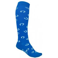 Produktbild von York Reitstrümpfe hoch Blau Unisex Polyester Größe 35/37