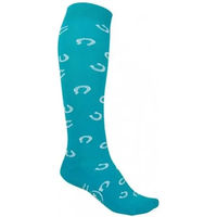 Produktbild von York Reitstrümpfe Unisex aus Polyester Größe 38/41 in Blau und Türkis