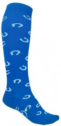 Produktbild von York Reitstrümpfe Unisex Blau Polyester Größe 32/34