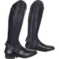 Produktbild von York Rival Mini-Chaps aus Leder Schwarz 40/35