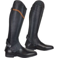 Produktbild von York Rival Minichaps aus Leder Schwarz 35/33