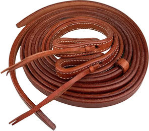 Produktbild von York Sierra Western Zügel aus Leder in Braun für Pferde