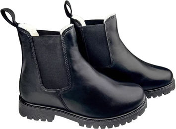 Produktbild von York Snowdance Damen Reitstiefel aus Leder in Schwarz Größe 36 Winterstiefel