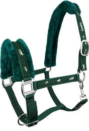 Produktbild von York Softy Pferdehalfter aus Fleece in Grün Full