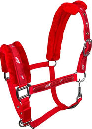Produktbild von York Softy Pferdehalfter aus Fleece in Rot