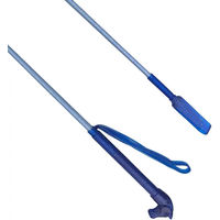 Produktbild von York Springgerte Fluo Cheval Silber Blau