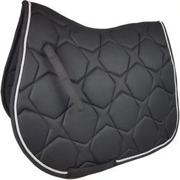 Produktbild von York Springschabracke Romy für Vollblut in Schwarz aus Polyester