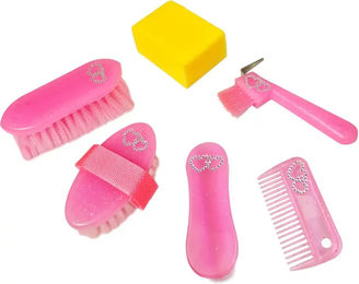 Produktbild von York Sweety Reitputzset für Pferde in Rosa aus Kunststoff