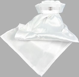 Produktbild von York Tilia Plastron Brustpanzer für Hunde in Silber und Weiß aus Polyester