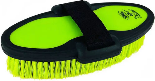 Produktbild von York Vario Pferdebürste aus Kunststoff in Schwarz und Grün