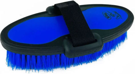 Produktbild von York Vario Pferdebürste aus synthetischem Material in Schwarz und Blau