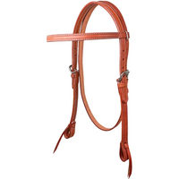 Produktbild von York Westernowa Sierra Westerntrense aus Leder für Pferde in Braun