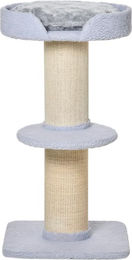 Youjia Kratzbaum für Katzen in Blau mit Polyester und Plattform, 45x45x91cm – Bild 1 von 2