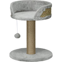 Produktbild von Youjia Kratzbaum für Katzen mit Spielball und Liegefläche in Grau